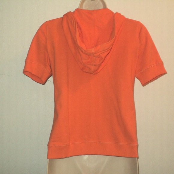 LRL Lauren Jeans Co Size Petite Hoodie Orange - Picture 2 of 3